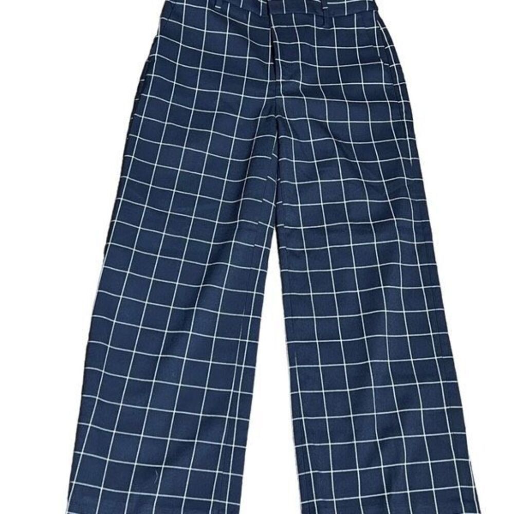 Banana Republic NWT Navy Wide Leg Cropped Dress Pants Size 2
